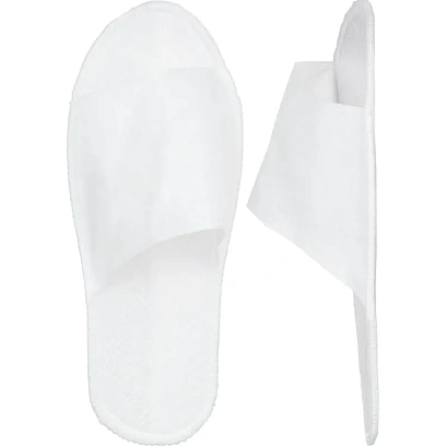 Тапочки одноразовые ГП Стандарт Плюс с откр мысом, белые 5 мм, 150 пар/уп