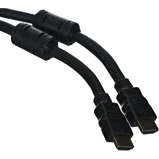 Кабель HDMI-19M-HDMI-19M ver 2.0+3D/Ethern,2 ф-ра 20m Telecom (TCG200F-20M)