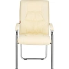 Конференц-кресло BN_TQ_Echair-807 VPU-1 кожзам бежевый, хром