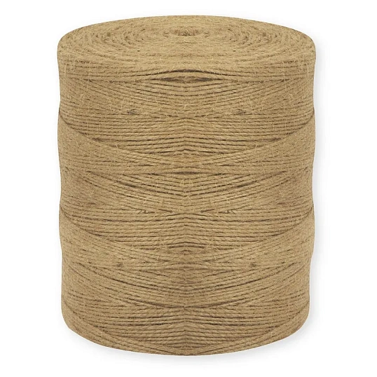 Шнур банковский джутовый, полиров., ~1,5 кг, диам 1,5 мм