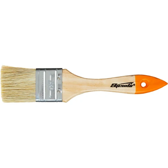 Кисть плоская Sparta Slimline 38 мм, натур. щетина, дерев. ручка (824255)