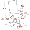 Кресло BN_SH_EChair-509 TPU к/з черный хром