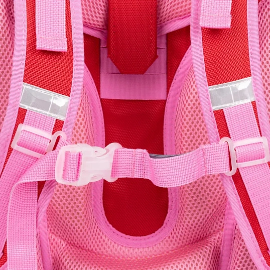 Ранец Комус Класс Basic Amour, розовый, 2 отд, эргоном спинка