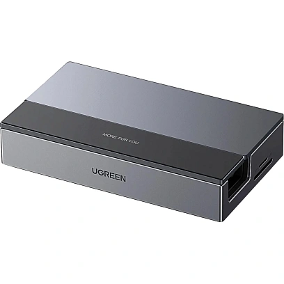 Разветвитель USB UGREEN CM800 (55733)Хаб 9в1 USB-C;A/DP/RJ45/SD/TF сер.косм