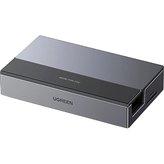 Разветвитель USB UGREEN CM800 (55733)Хаб 9в1 USB-C;A/DP/RJ45/SD/TF сер.косм
