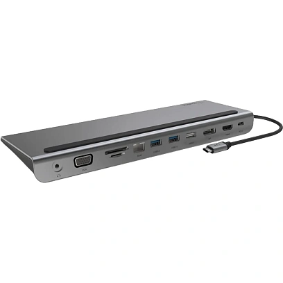 Док-станция Belkin (INC004btSGY)Connect USB-C 11в1 Multiport Dock серый