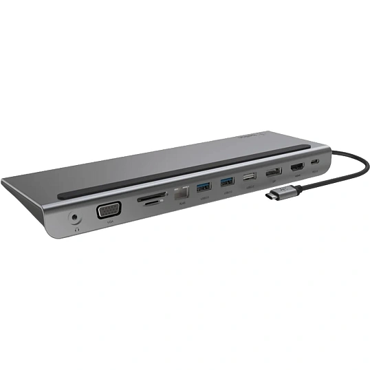 Док-станция Belkin (INC004btSGY)Connect USB-C 11в1 Multiport Dock серый