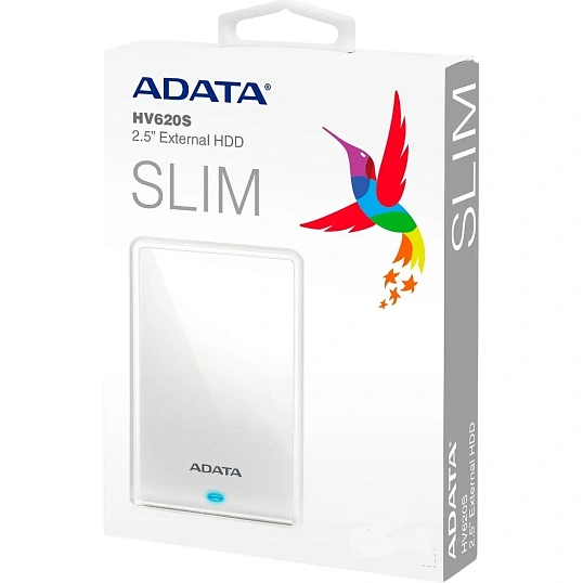 Портативный HDD ADATA HV620S, 1TB, 2,5,USB 3.2, Slim, AHV620S-1TU31-CWH