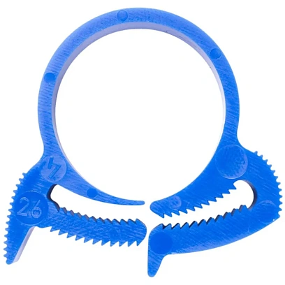 Хомут полипропилен Clip-Track  ф 26-22 (4 шт/упак) синий (А003.010.0426)