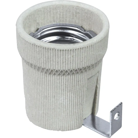 Патрон керамический Navigator E27 NLH-CL-H-E27 с держателем 71619