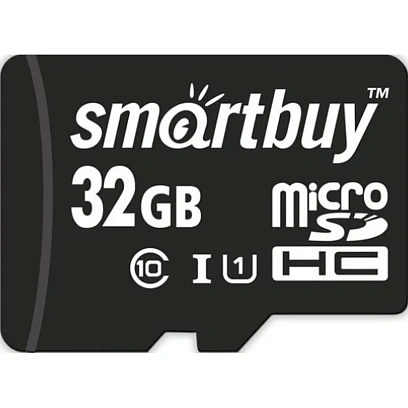 Карта памяти SmartBuy microSDHC 32Gb UHS-I Cl10 +ад, SB32GBSDCL10-01