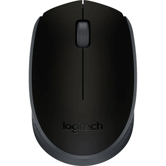 Мышь компьютерная Logitech M171 черная/беспроводная (910-004643/910-004424)