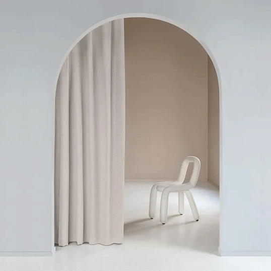 Штора Волшебная Ночь, Рогожка 165х270 см Экрю 767270