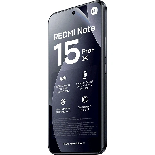 Смартфон Xiaomi Redmi Note 15 Pro + 5G RU 12+512 Black
