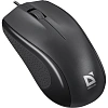 Мышь компьютерная Defender Optimum MB-160 черн,3кн,проводн. 1000dpi (52160)