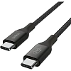 Кабель Belkin (CAB015bt2MBK)BoostCh.240W USB-C to USB-C Braided 2м. черный