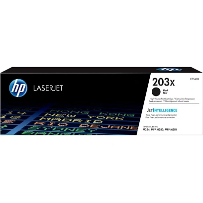 Картридж лазерный HP 203X CF540X чер. для CLJ Pro M254 MFP M280/281