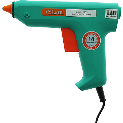 Пистолет клеевой Sturm!  78Вт, 11мм, 6 стержней (GG2470C1)
