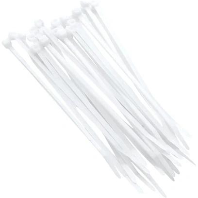 Стяжка (хомут) 350 мм х 4.8 мм, 100 шт, нейлон, Rexant, белый, 07-0350