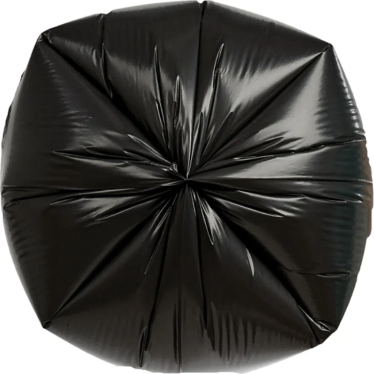 Мешки для мусора ПВД 45л 25мкм 20шт/рул черные 40x90см EcoСlean