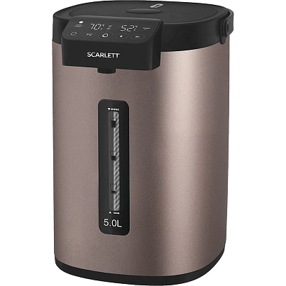 Термопот Scarlett SC-ET10D17, LED-дисплей, 5 л, мокко