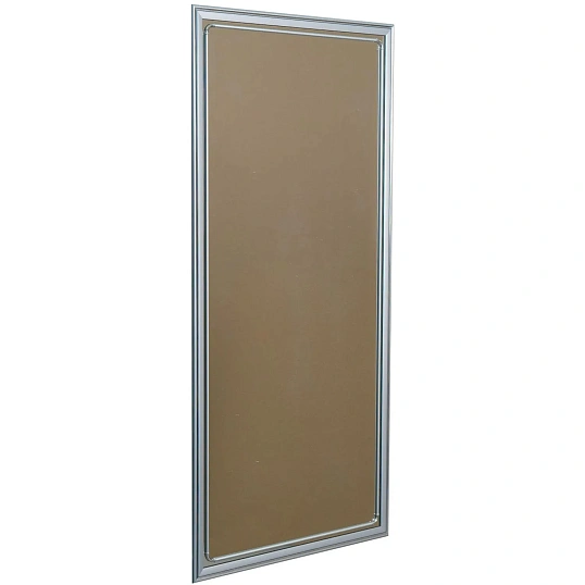 Зеркало МГЛ_настенное 121Б (600x1200) багет ПВХ металлик