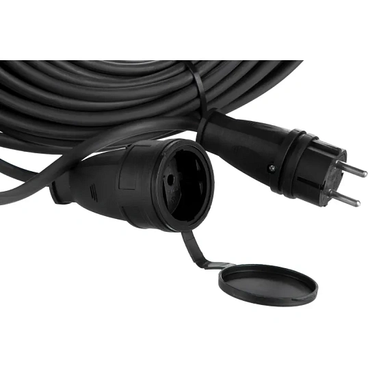 Удлинитель Topfort бублик КГ 2x2,5 кв.мм 10м 16А 1 гнездо б/з.,с/загл.,IP44