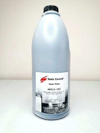 Тонер Static Control универс. для HP LJ Р2035/Р1606 MPT10, Bk, 1 кг, флакон