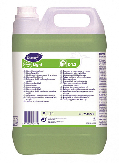 Профхим д/посуды д/ручного мытья Diversey/Suma Light D1.2, 5л_Прк