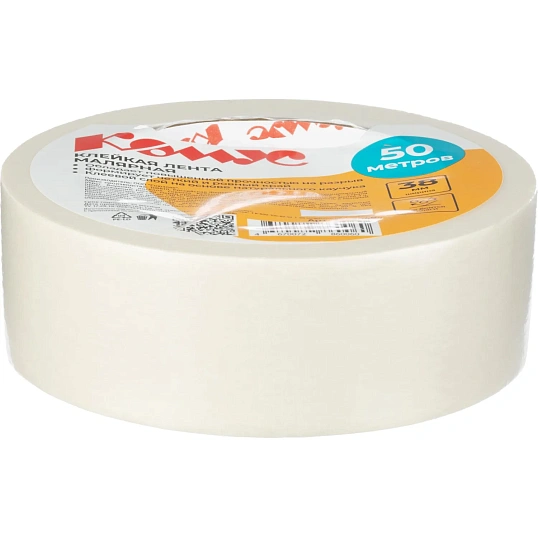 Клейкая лента малярная Комус 38ммх50м