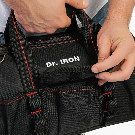 Сумка для инструмента с ремнем 36х15х23 Dr.IRON (DR1004)