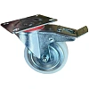 Колесо поворотное полипропилен SRCnb 42 100мм с тормозом (F) 1047574