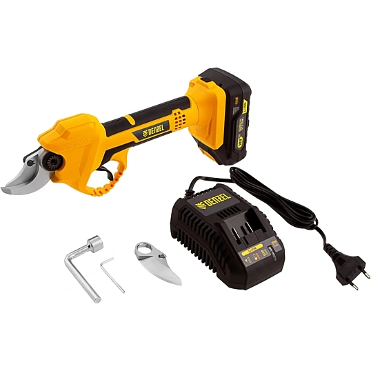 Секатор аккумуляторный Denzel CP-30 18В Li-Ion 59435