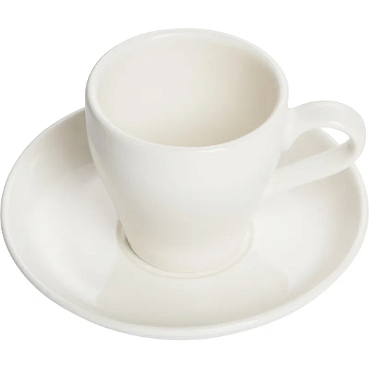 Чайная пара Kaylas, 170мл фарфор, белая 6шт/уп