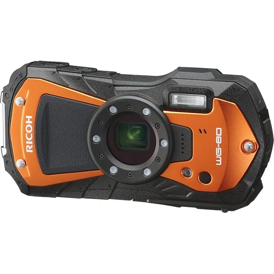 Фотоаппарат Ricoh WG-80 оранжевый с черным (S0003127)