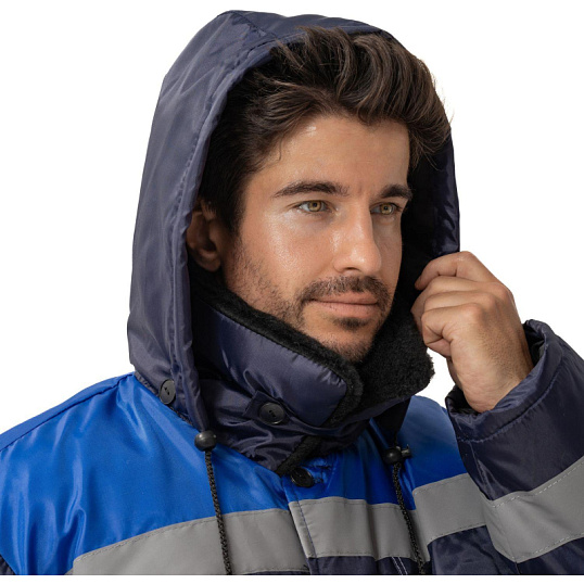 Куртка рабочая зимняя муж з32-КУ син/вас оксф 64-66/182-188