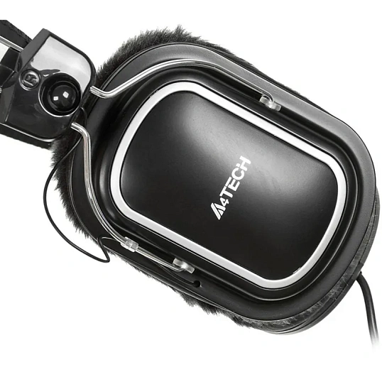 Гарнитура A4Tech (HS-60) черный 2.5м мониторные