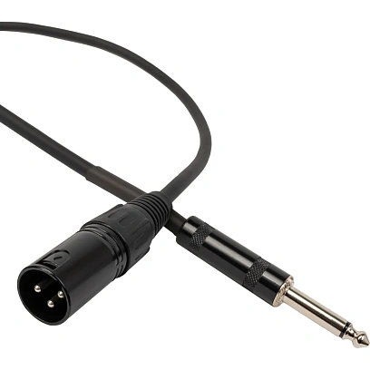 Кабель XLR male - mono jack male ROCKDALE MN001-10M (10 м)