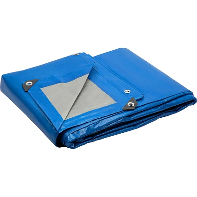 Тент ТАРПАУЛИН 180г/м2 усиленный край 3мx5м с люверсами_1400