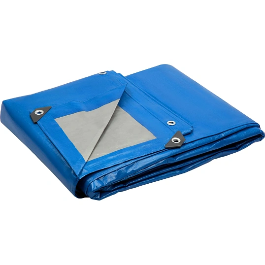 Тент ТАРПАУЛИН 180г/м2 усиленный край 3мx5м с люверсами_1400