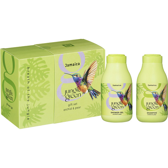 Подарочный набор Jungle Green JAMAICA Шампунь 250+Гель д/душа 250млКолибри