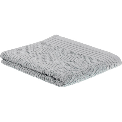 Полотенце махровое банное бордюр Жаккард 70х120 см ,500 г/м2, Голубой