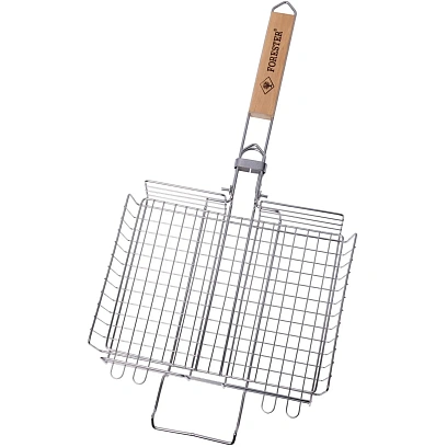 Решетка-гриль объемная со съемно-складной ручкой Forester, 24x31 см