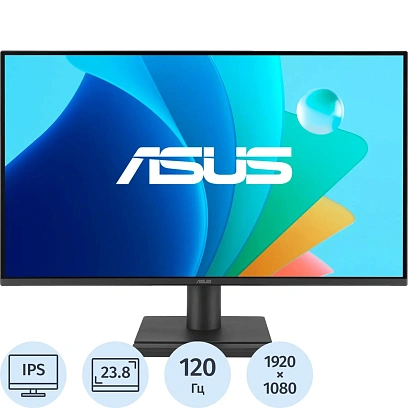 Монитор Asus 23.8 VA249HG FHD/IPS/300cd/120Гц/VGA/DMI/черный