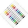 Набор маркеров Kreative Markers Acrylic duo tip пластиковый бокс 12цв,23121