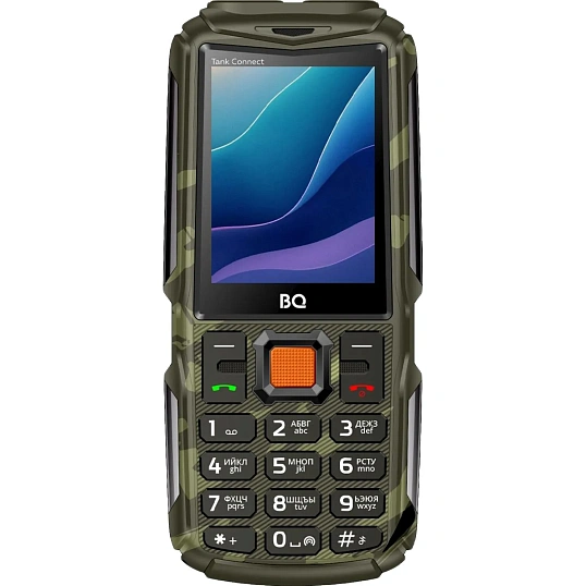 Мобильный телефон BQ 2430L Tank Connect Camouflage+Gunmetal