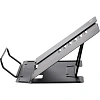 Подставка для книг Комус Класс черная, металл 19x15,5x20см,7 настроек