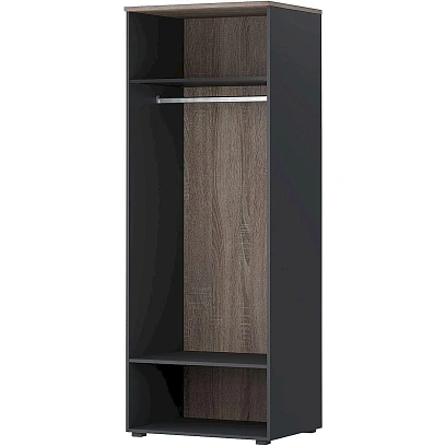 Корпус гардероба Комус МебельК-Loft 241H002 786х616х2106 сонома темн/графит