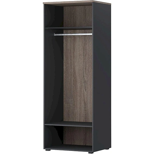 Корпус гардероба Комус МебельК-Loft 241H002 786х616х2106 сонома темн/графит