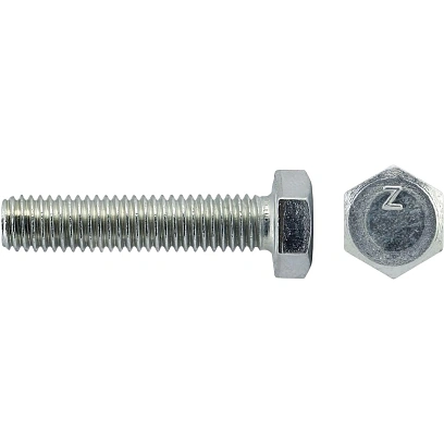 Болт DIN933 с шестигр. головкой оцинк. М8х40 (25шт/уп) Zitar (105210)